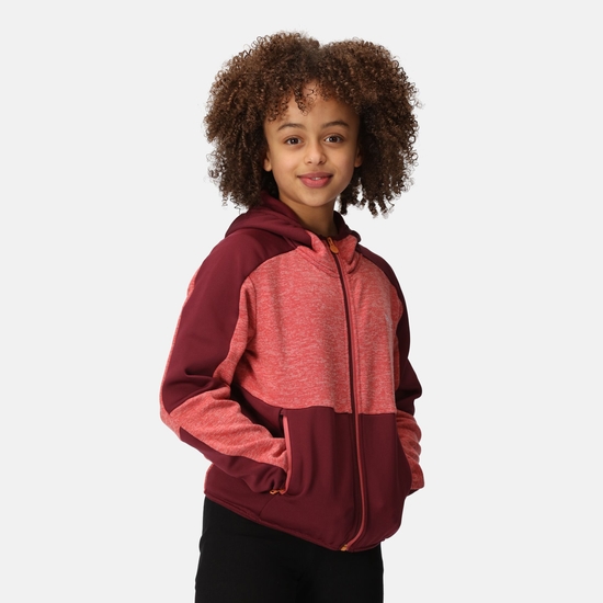 Kids' Dissolver VII Full Zip Fleece | Mineral Red Burngudy