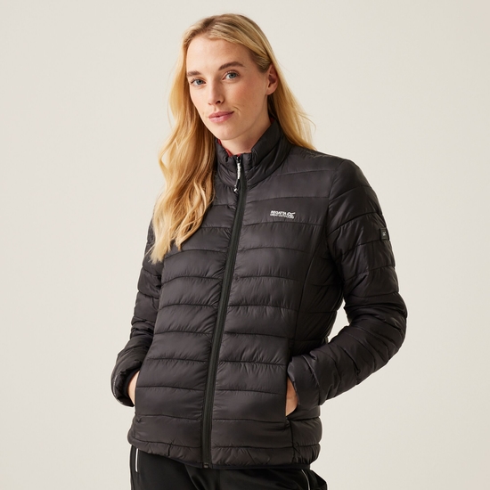 Women's Marizion Quilted Jacket | Black Mineral Red
