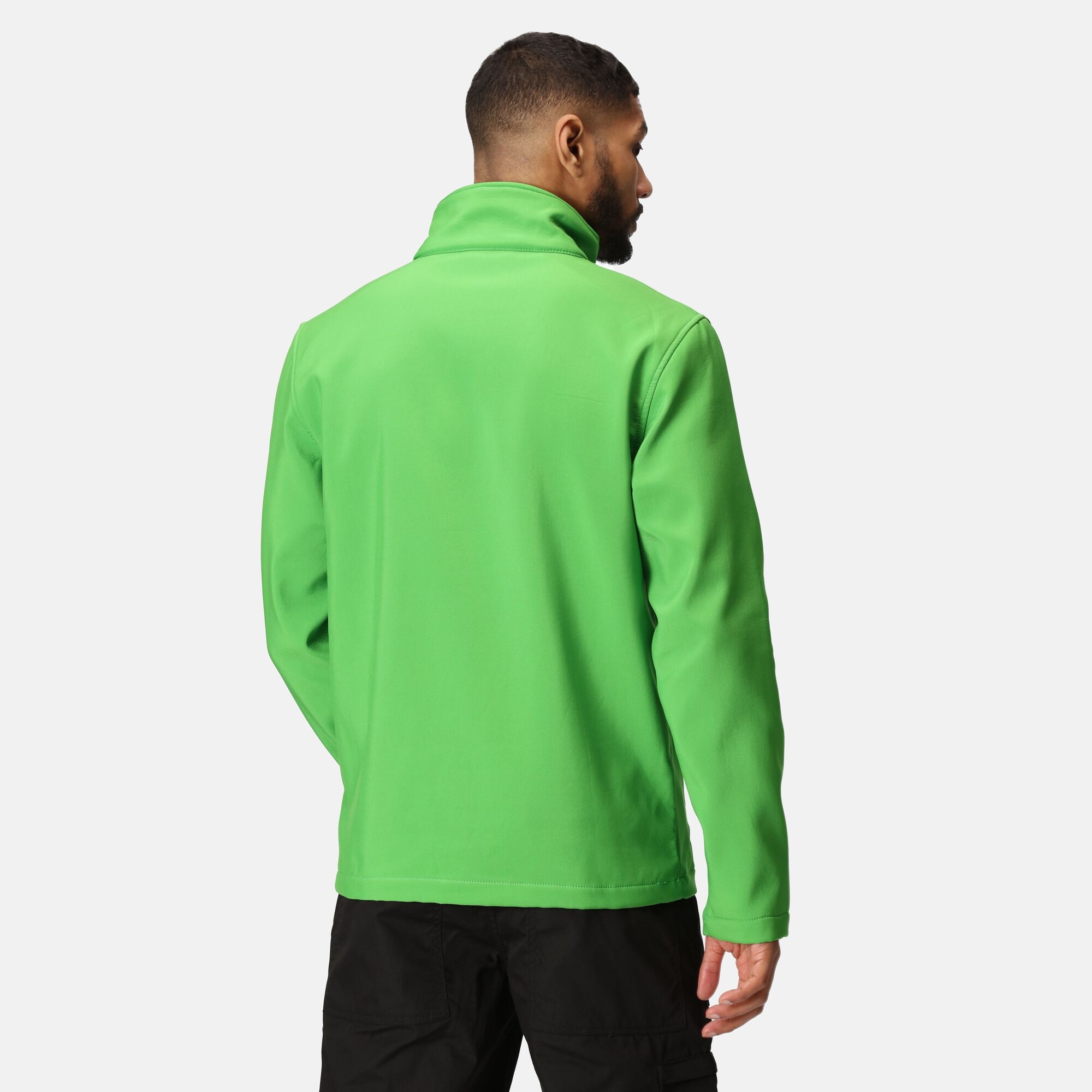 Men's Ablaze Printable Softshell Jacket | Extreme Green Black
