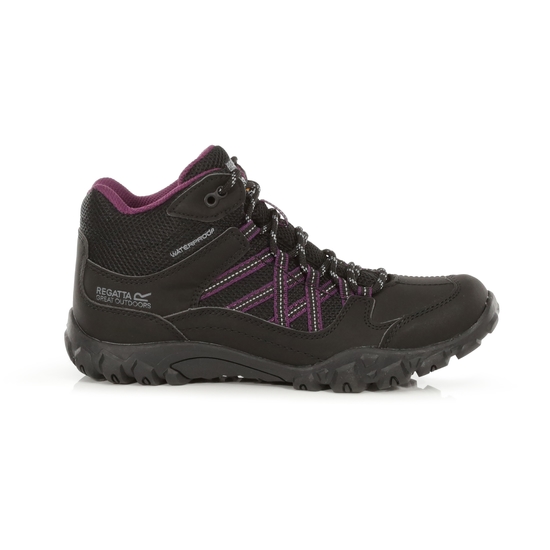 Women's Edgepoint Waterproof Mid Walking Boots | Black Prune