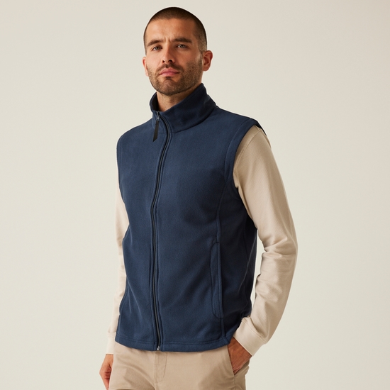 Men's Micro Fleece Bodywarmer | Dark Navy