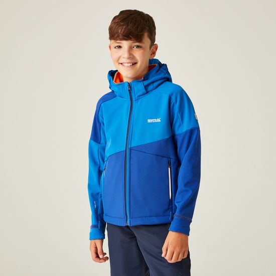 Kids' Acidity VII Softshell Jacket | Oxford Blue New Royal