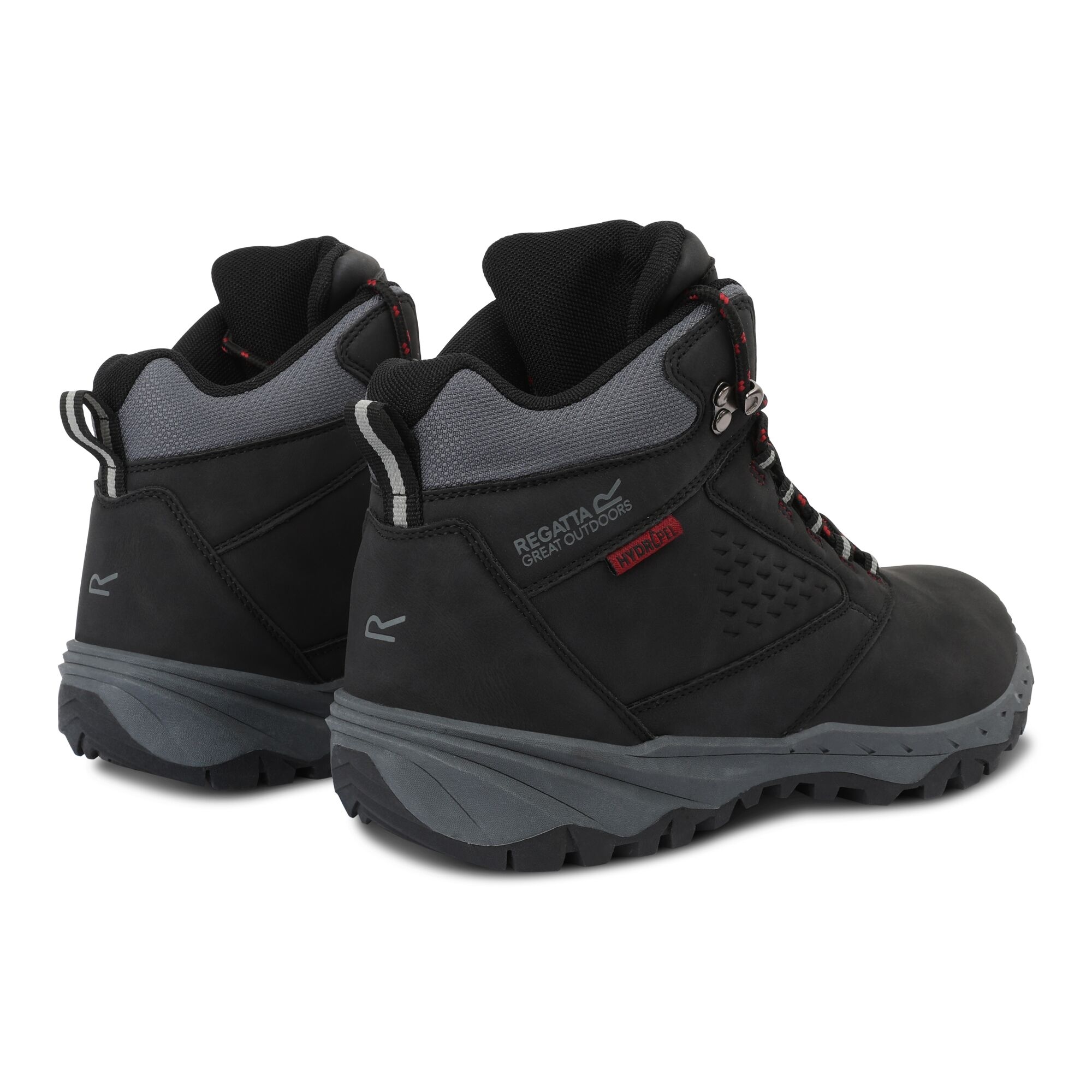 Men's Amble Walking Boots | Black Rio Red