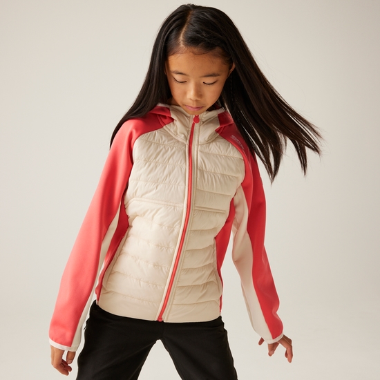 Kids' Kielder IX Hybrid Jacket | Light Vanilla Peach Bloom