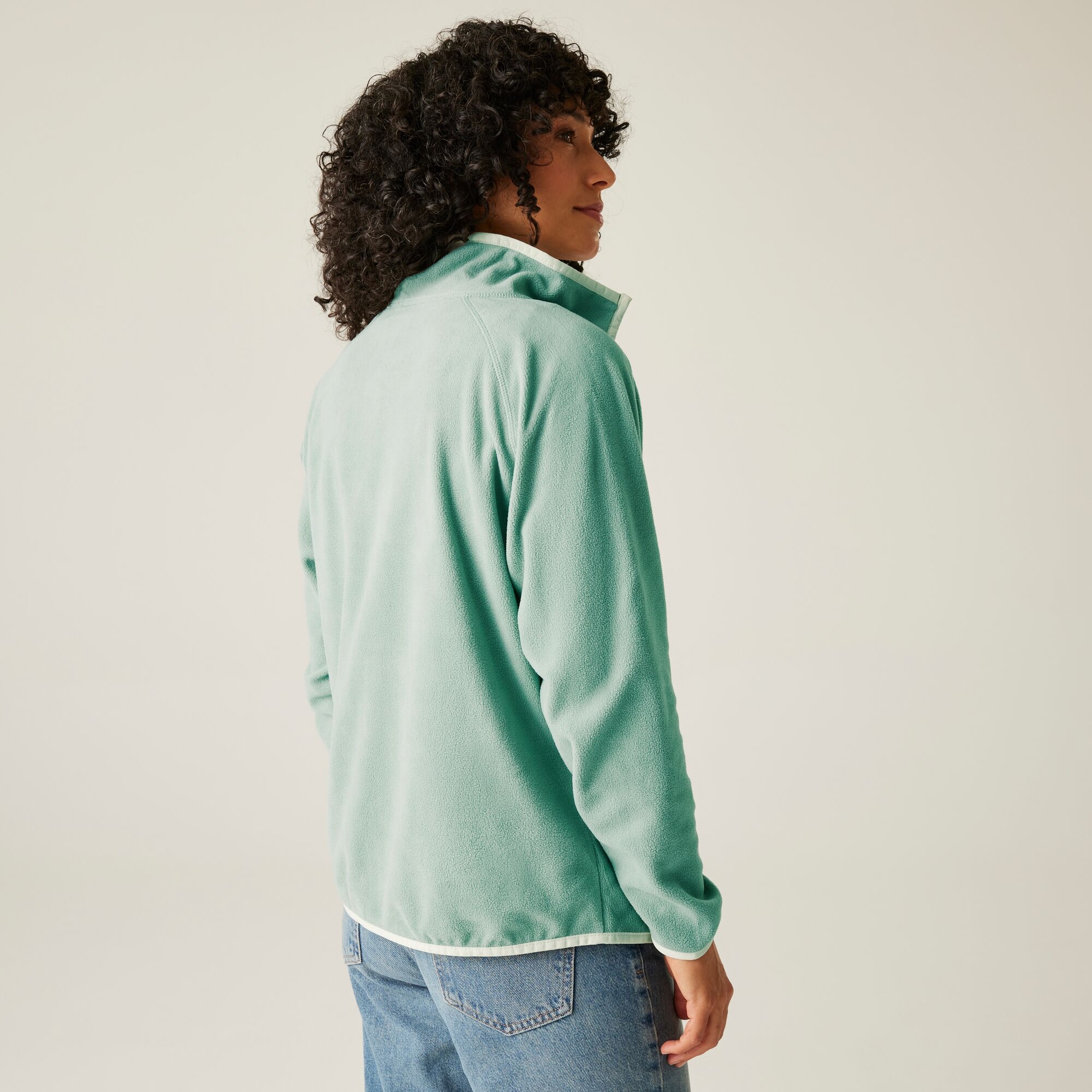Women's Lilana Full Zip Fleece | Glacier Light Vanilla