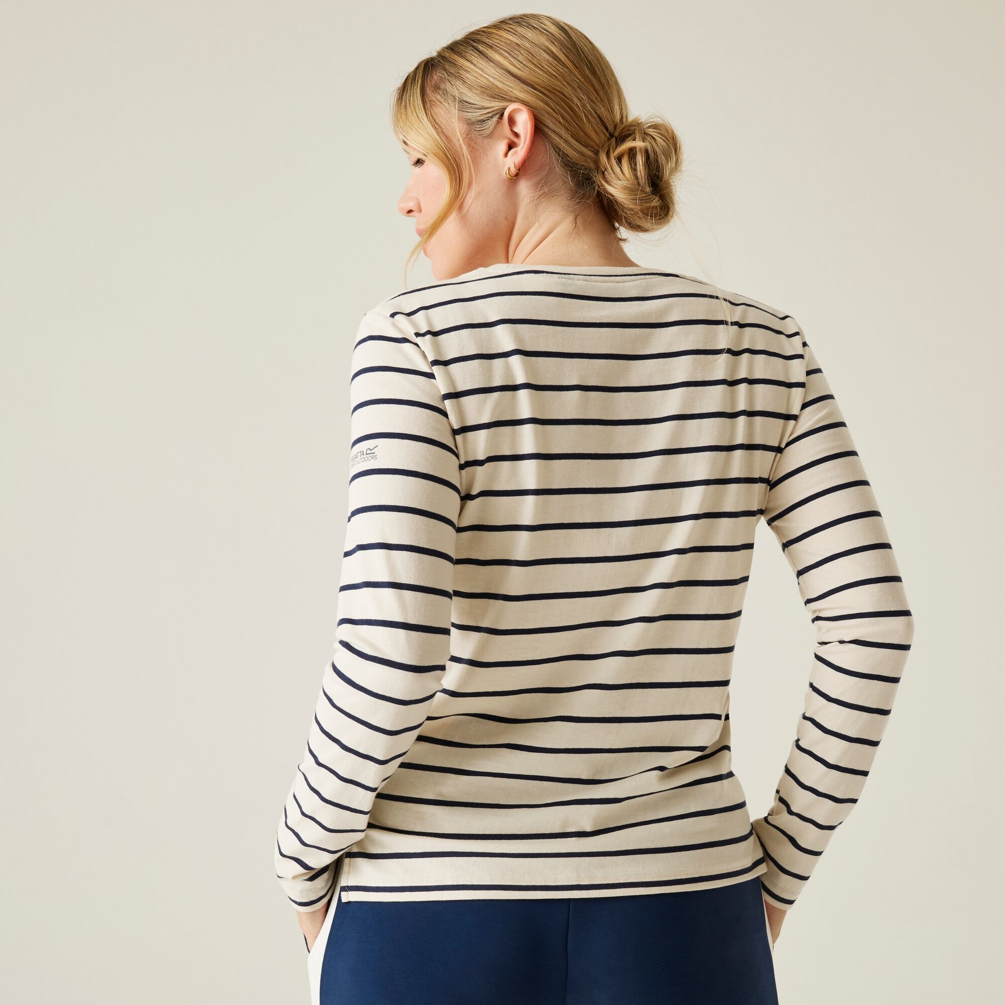 Women's Federica II Long Sleeved T-Shirt | Light Vanilla Navy