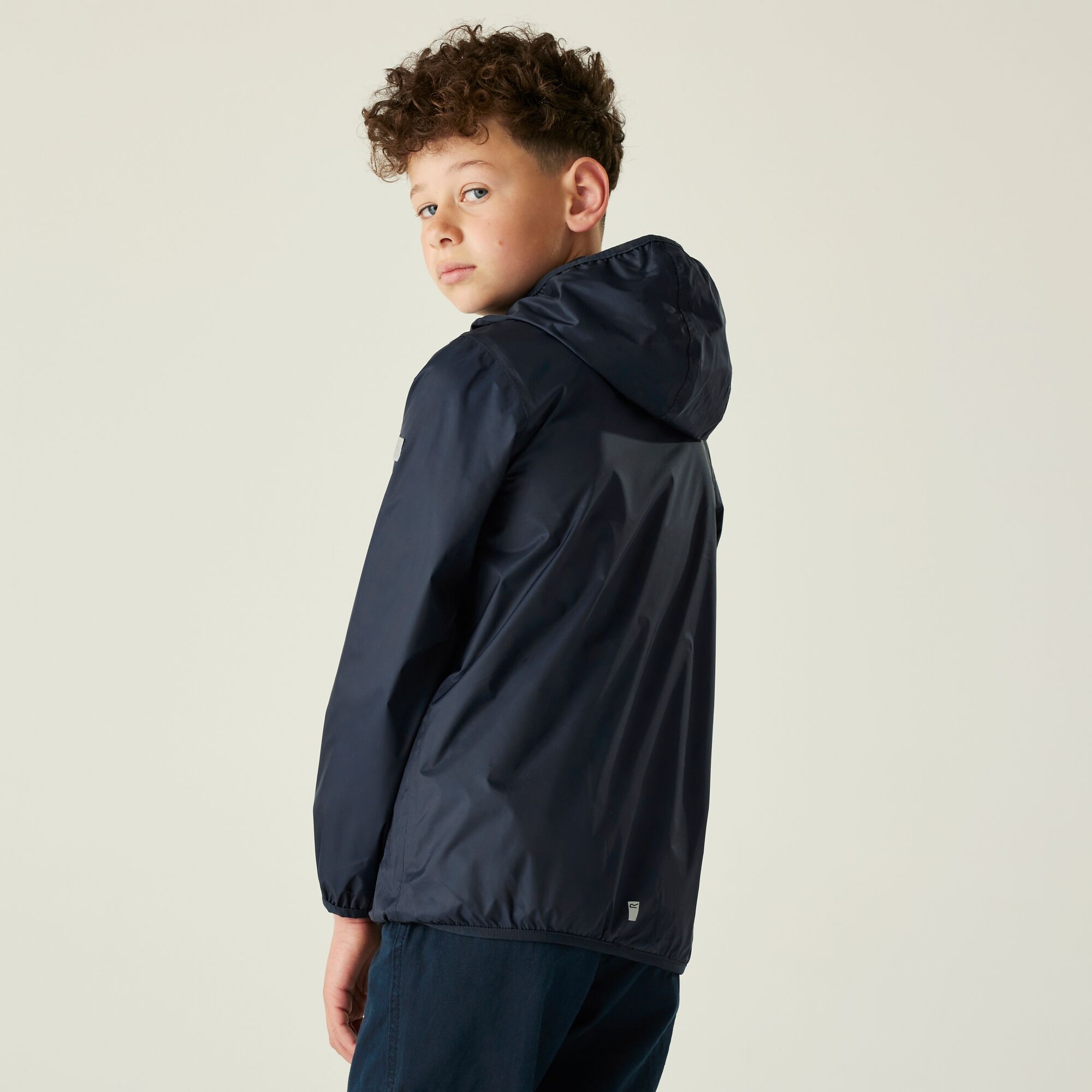 Kids' Lever II Waterproof Packaway Jacket | Navy