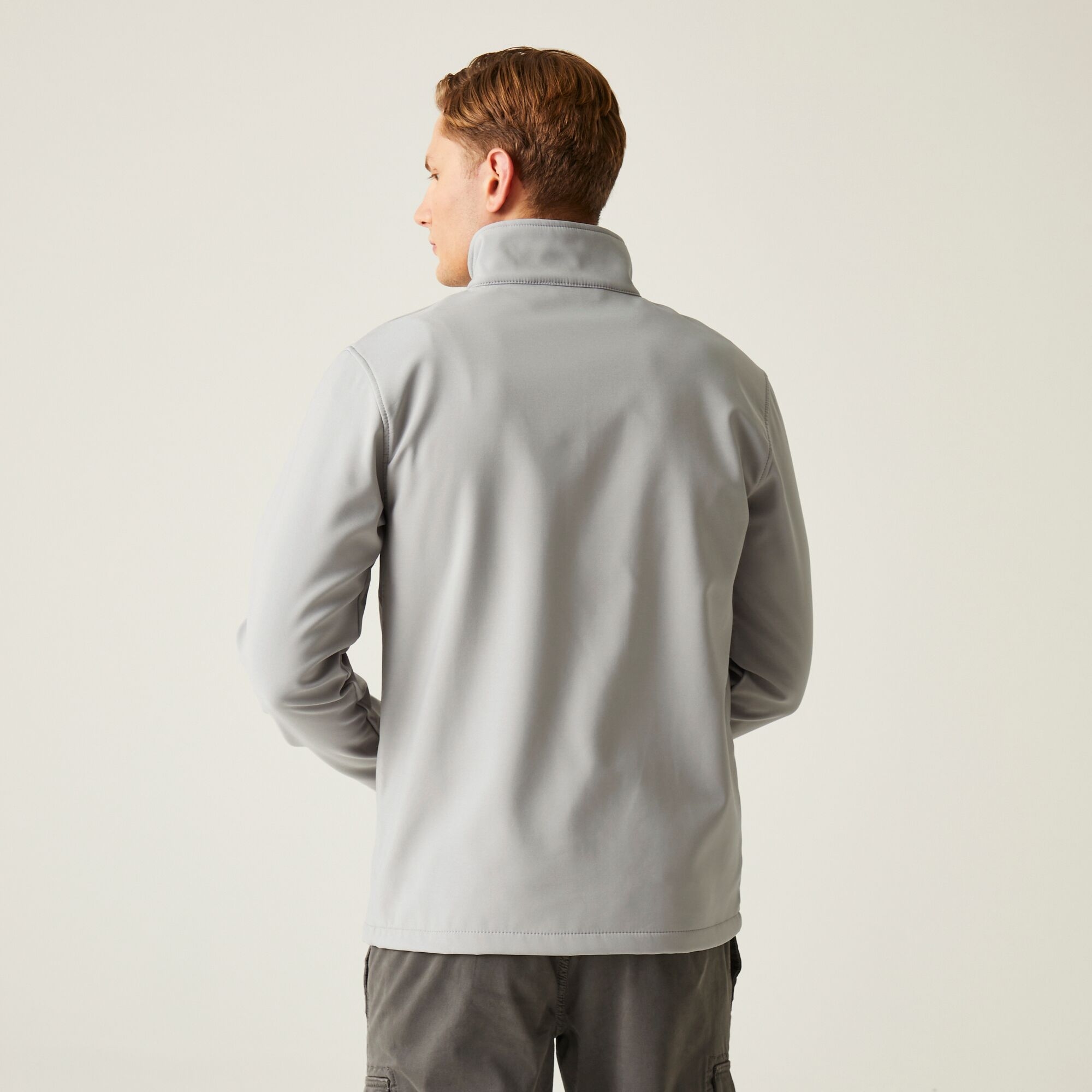 Men's Ascender 2 Layer Softshell Jacket | Mineral Grey Black