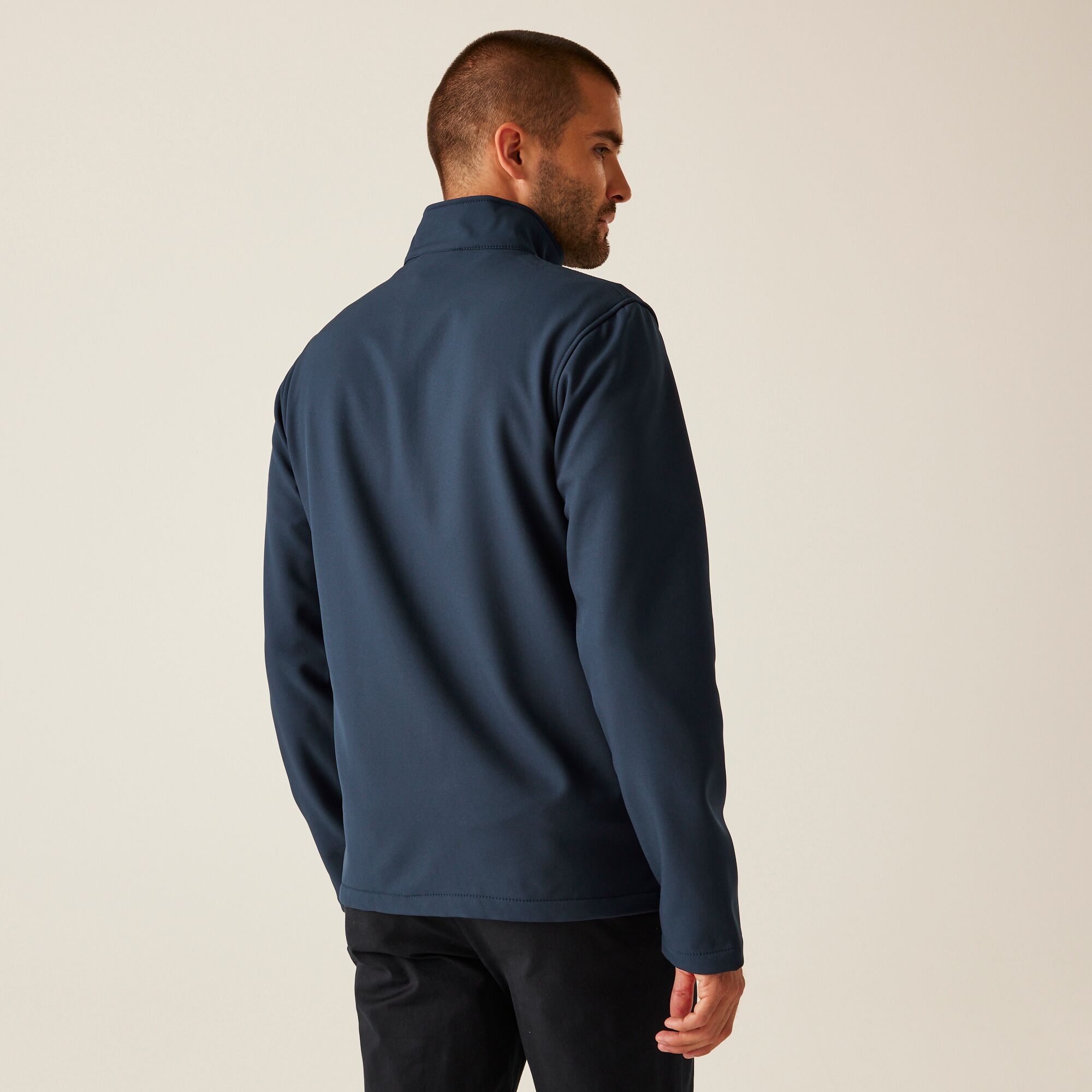 Men's Ablaze Printable Softshell Jacket | Navy French Blue