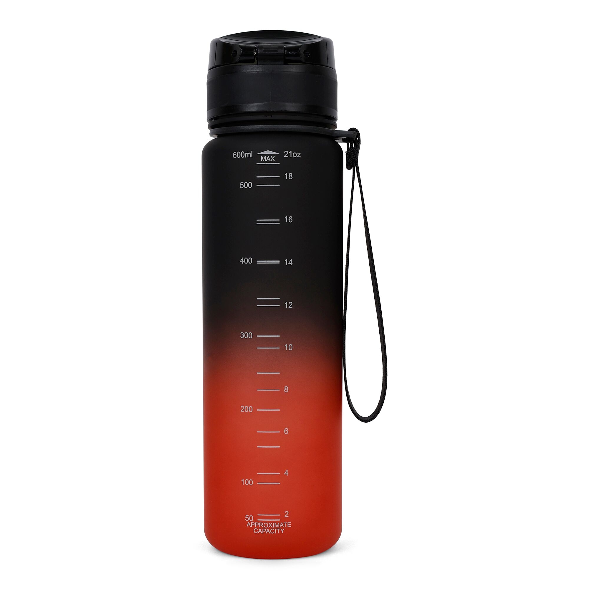 0.6 Litre Tritan Flip Lid Bottle | Ash Red