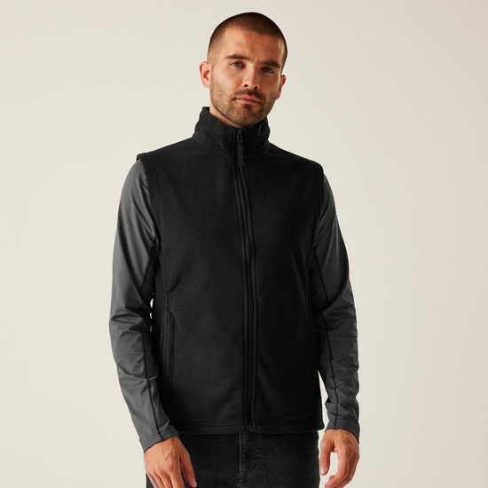 Men's Micro Fleece Bodywarmer | Black