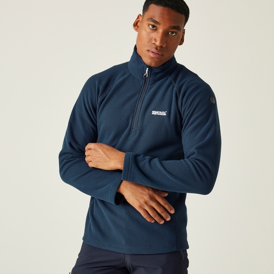 Men's Kenger Half Zip Midweight Fleece | Admiral Blue