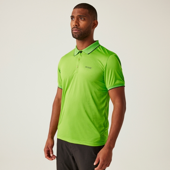 Men's Remex II Jersey Polo Shirt | Grenoble Green Solid