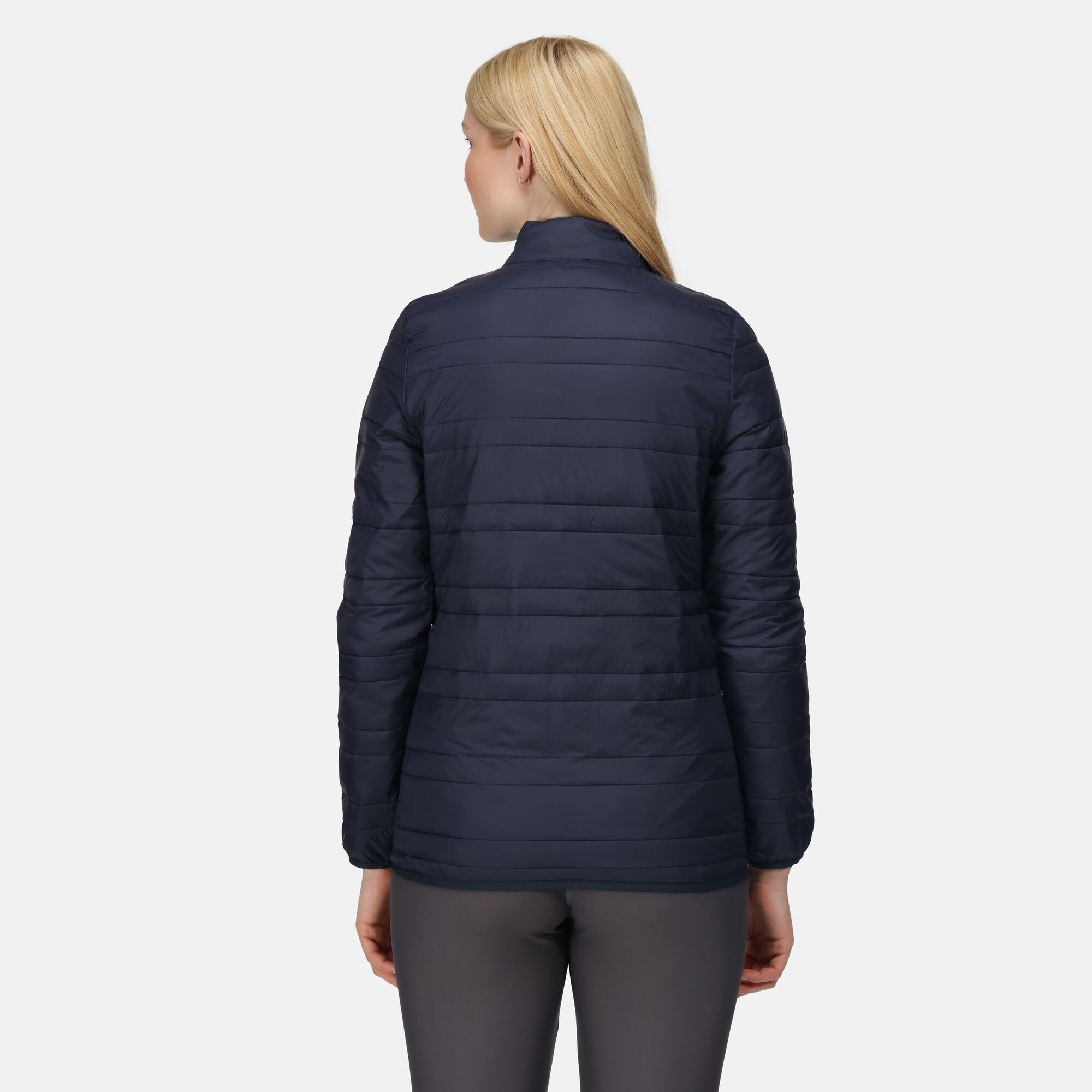 Women's Firedown Baffled Quilted Jacket | Navy French Blue
