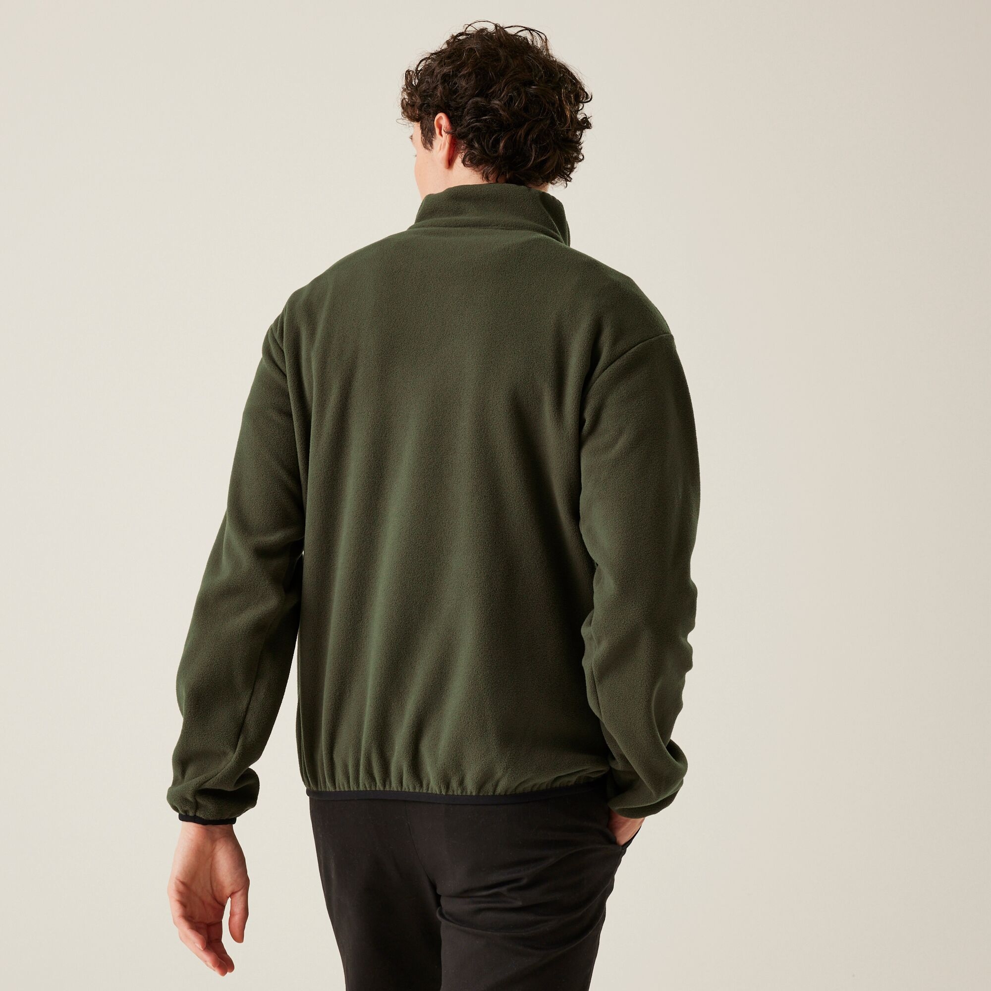 Men's Frankie Half Zip Fleece | Dark Khaki