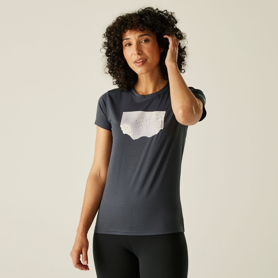 Women's Fingal Stretch T-Shirt | Seal Grey