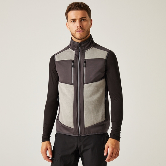 Men's E-Volve Stretch Bodywarmer | Mineral Grey Ash