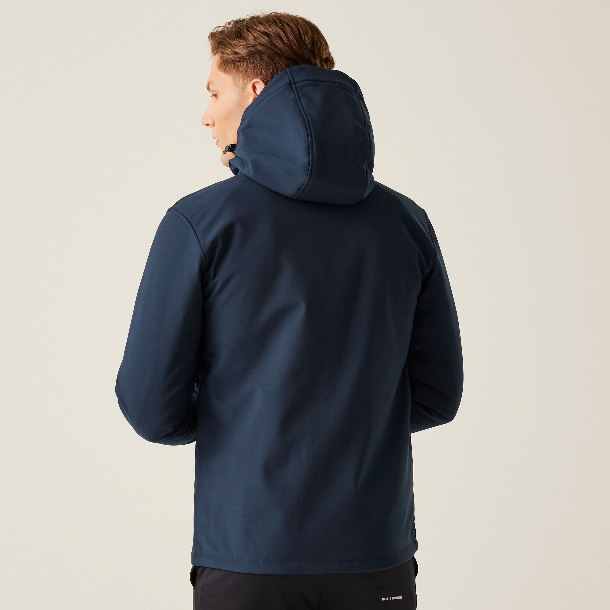Men's Venturer 3 Layer Printable Hooded Softshell Jacket | Navy