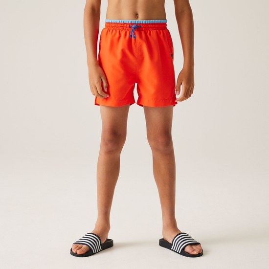 Kids' Skander III Swim Shorts | Tangerine Tango