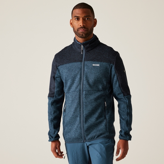 Men's Elram Full Zip Fleece | Moonlight Denim Navy