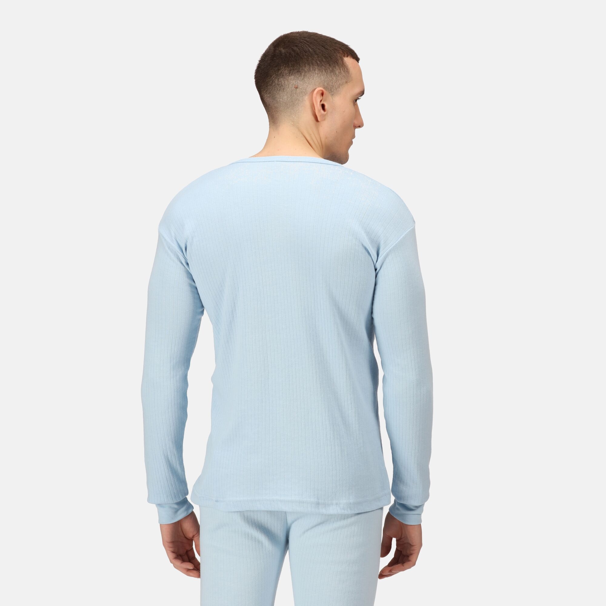 Men's Long Sleeve Thermal Vest | Blue