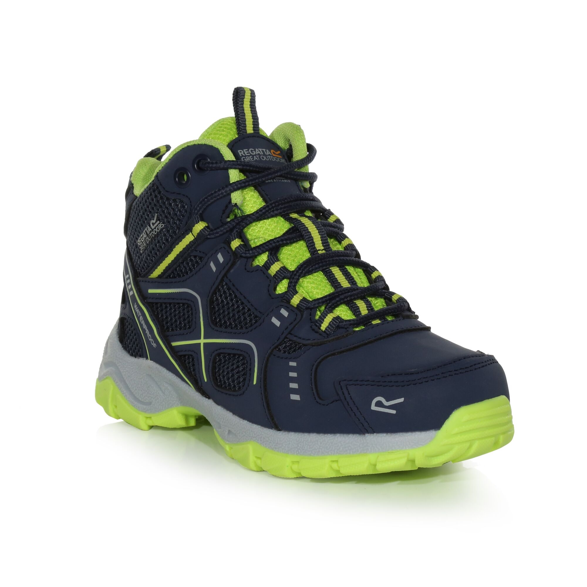 Kids' Vendeavour Walking Boots | Navy Lime Punch