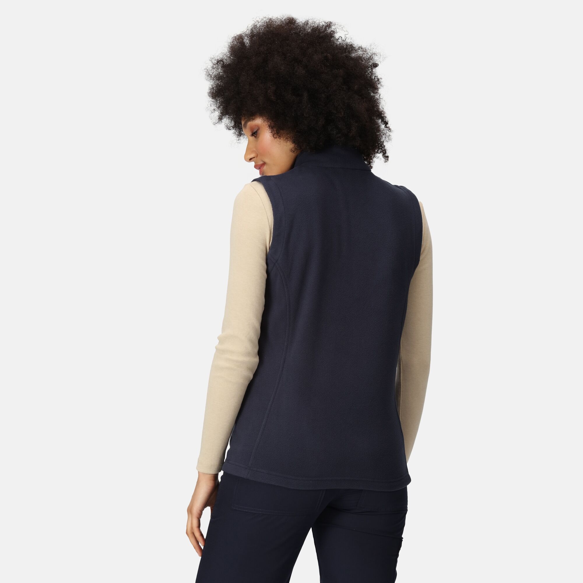 Women's Micro Fleece Bodywarmer | Dark Navy