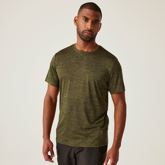Men's Fingal Edition Marl T-Shirt | Nephrite Green