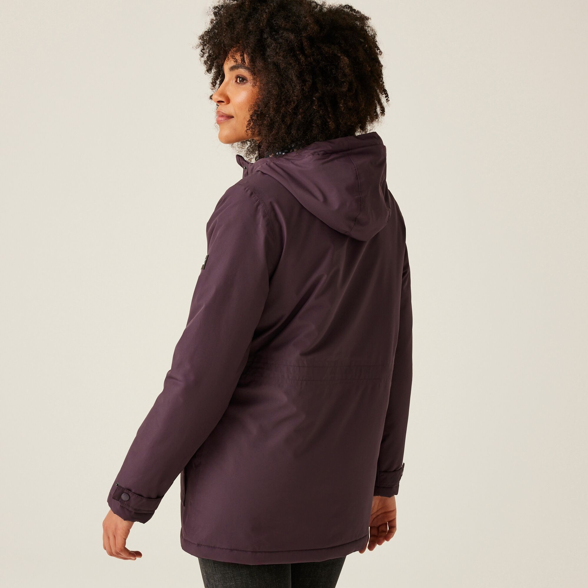 Women's Mireya Waterproof Insulated Jacket | Deep Plum Spot Print