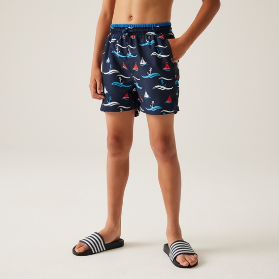 Kids' Skander III Swim Shorts | Navy Boat