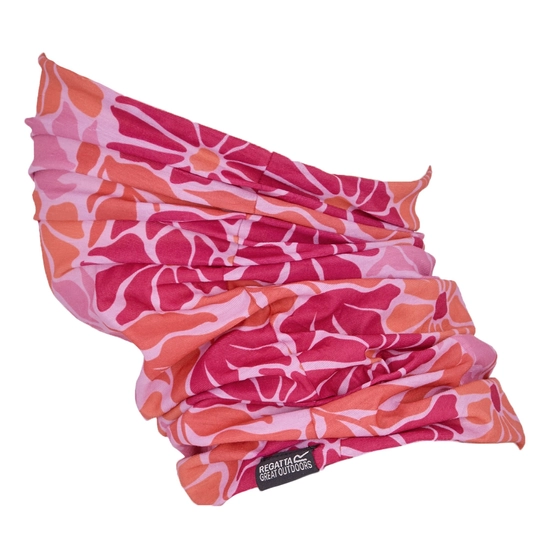 Unisex Printed II Multitube | Tangerine Tango Contour Print