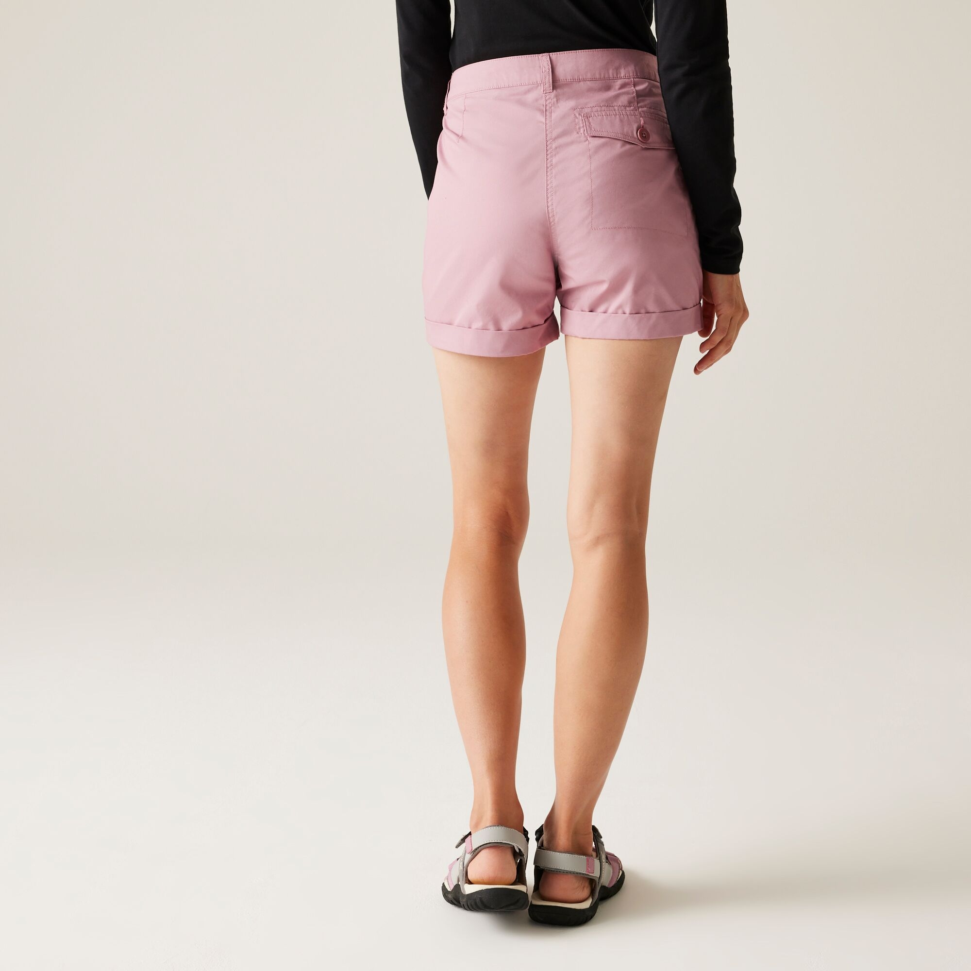 Women's Pemma Casual Chino Shorts | Lilas