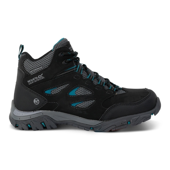 Women's Holcombe Waterproof Mid Walking Boots | Black Deep Lake