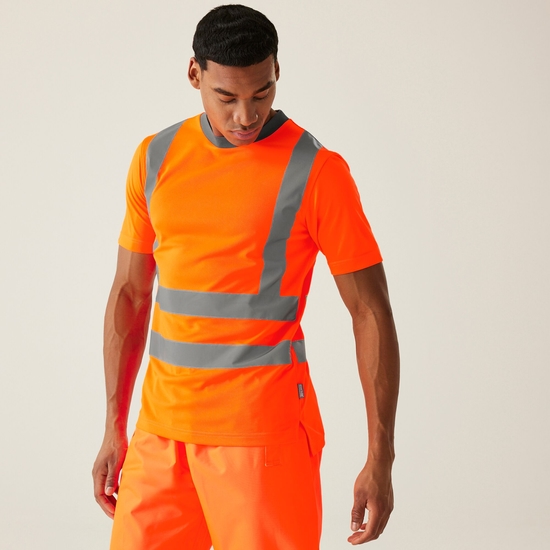 Men's Hi-Vis Pro Contract T-Shirt | Orange