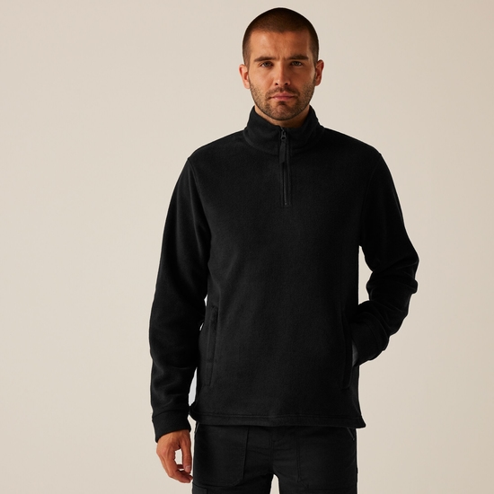 Men's Thor Overhead Half Zip Fleece | Black