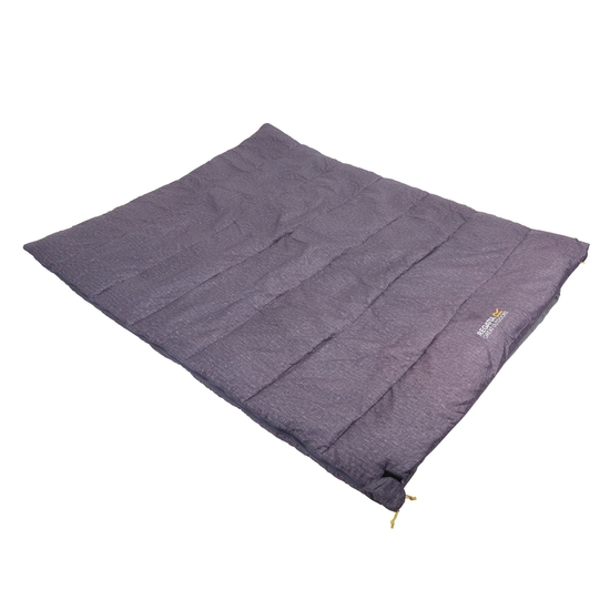 Maui Polyester Lined Double Sleeping Bag | Marl Grey