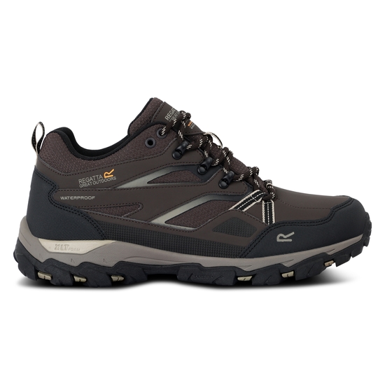 Men's Holcombe Low III Walking Shoes | Peat Gold Fawn