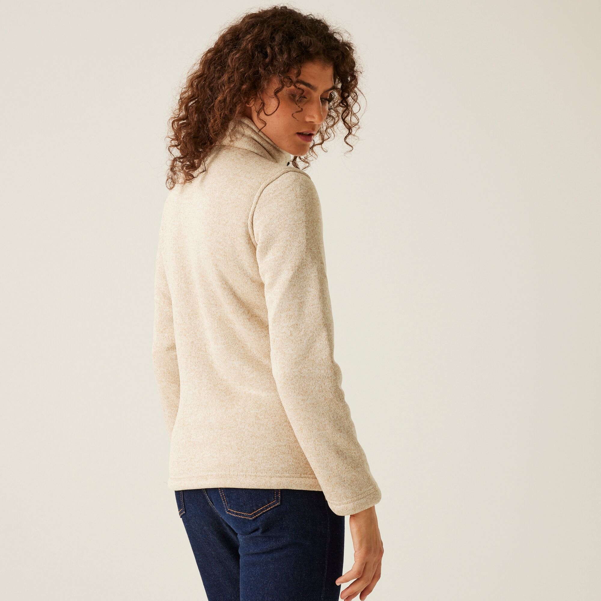 Women's Razia II Full Zip Bonded Fleece | Light Vanilla Moccasin