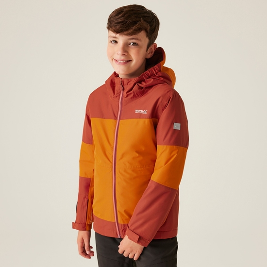 Kids' Beamz IV Waterproof Jacket | Fox Red Ochre