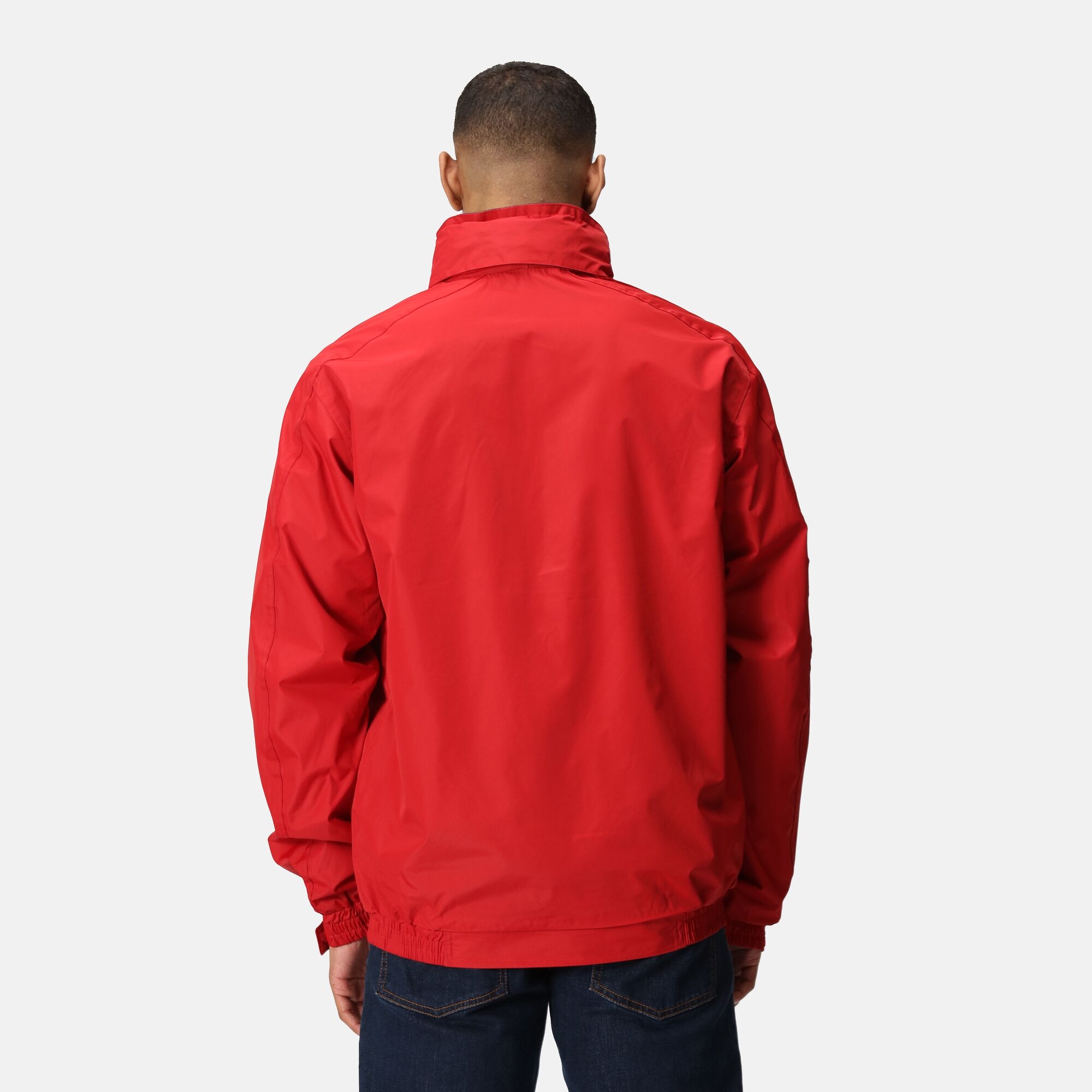 Men's Dover Fleece Lined Waterproof Insulated Bomber Jacket | Classic Red Navy