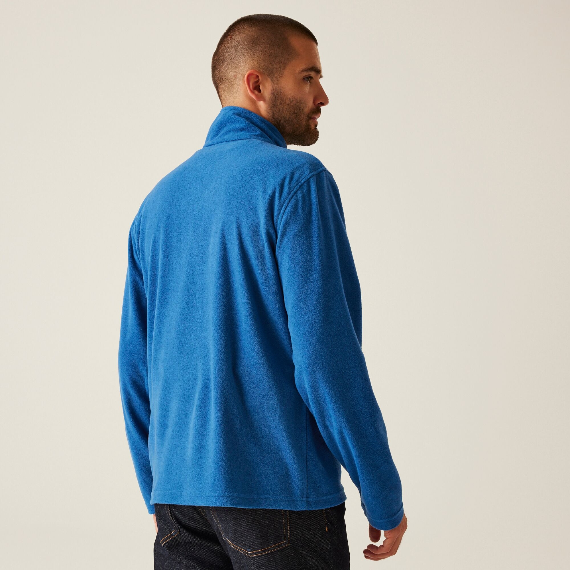 Men's Micro Lightweight Half Zip Fleece | Royal Blue