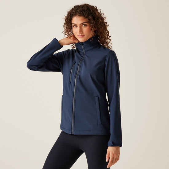 Women's Ablaze 3-layer Printable Softshell Jacket | Navy