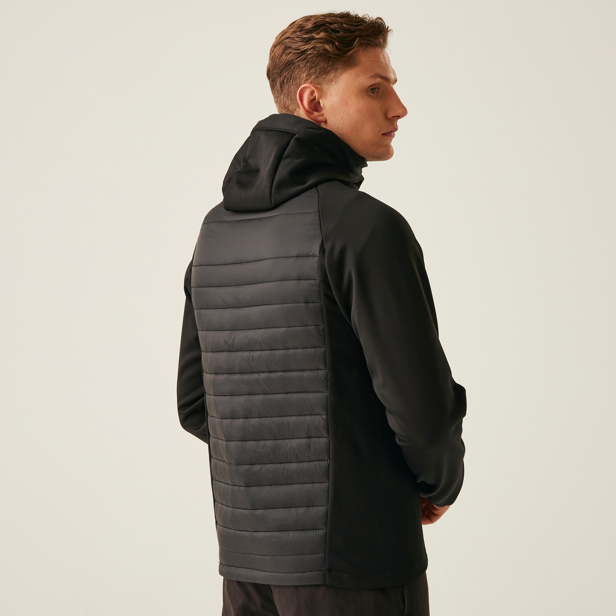 Men's Navigate Hybrid Jacket | Black New Royal
