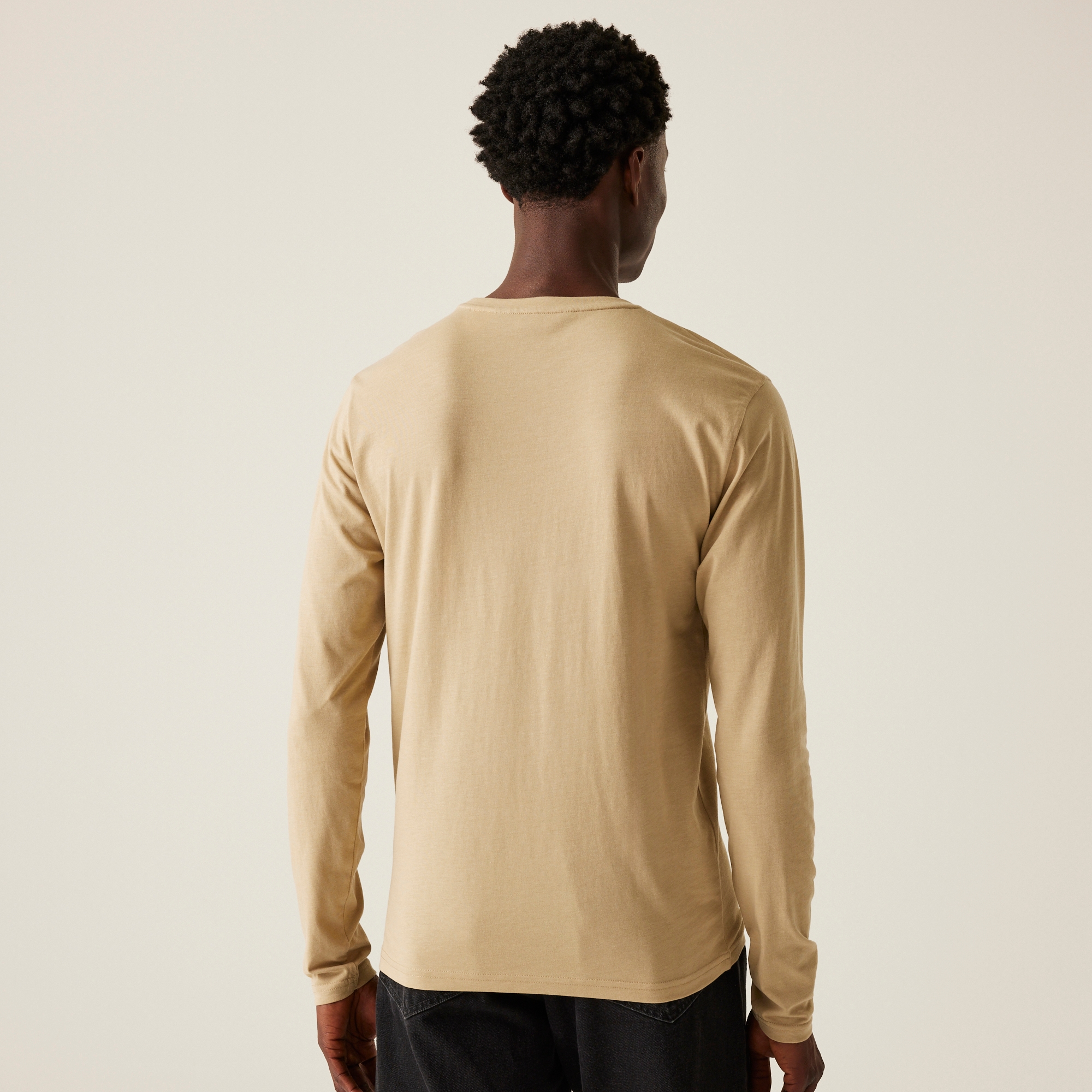 Men's Maylow Long Sleeved T-Shirt | Abbeystone Marl Graphic