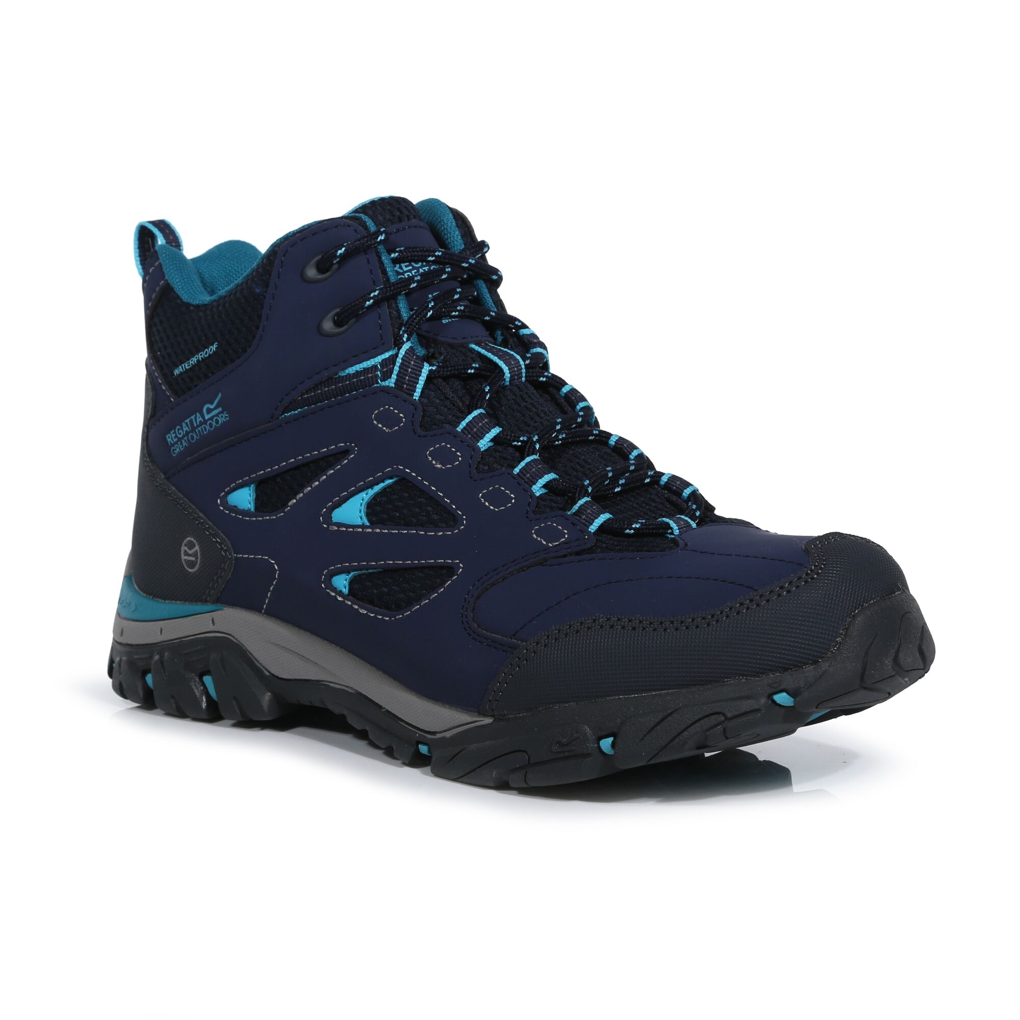 Women's Holcombe Waterproof Mid Walking Boots | Navy Azure Blue