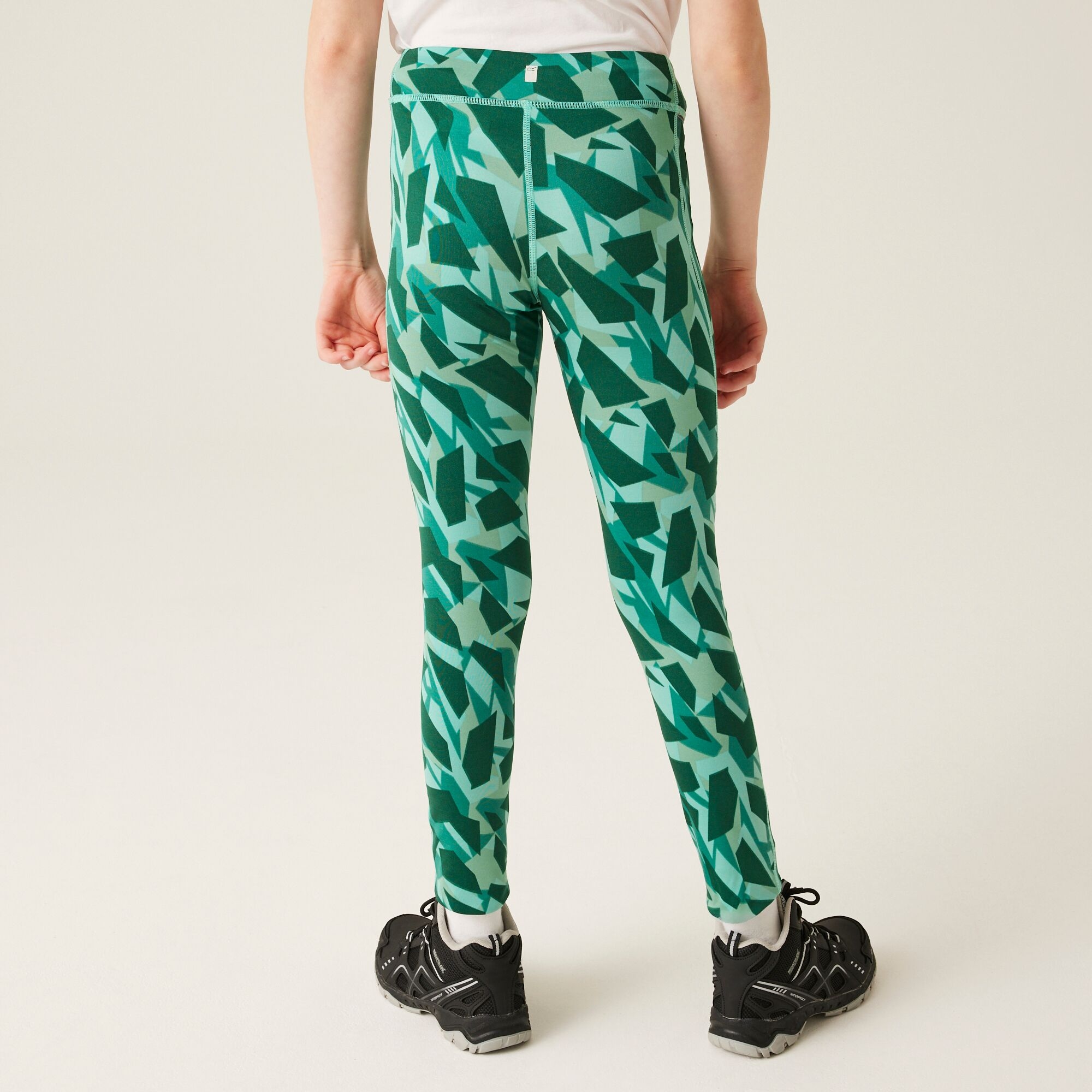 Kids' Barlia Winter Leggings | Dusty Green Abstract Camo