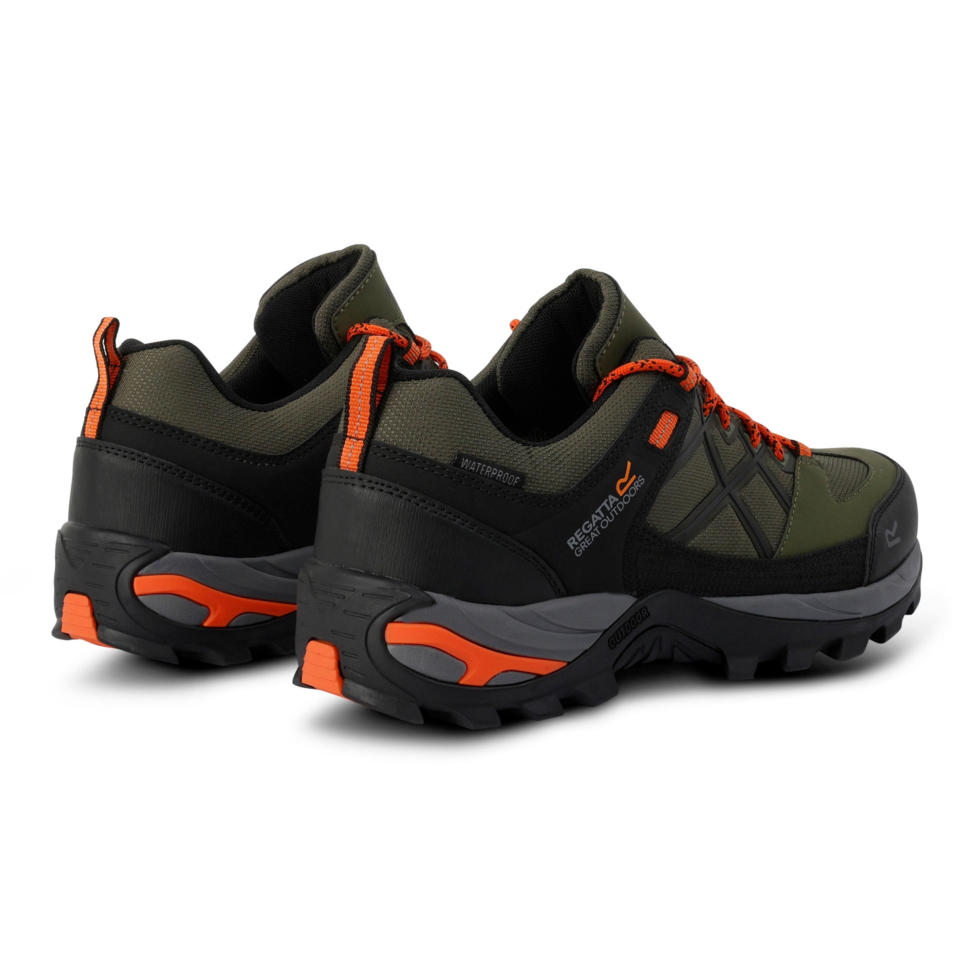 Men's Samaris III Low Walking Shoes | Cypress Green Blaze Orange