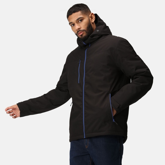 Men's Navigate Insulated Jacket | Black New Royal