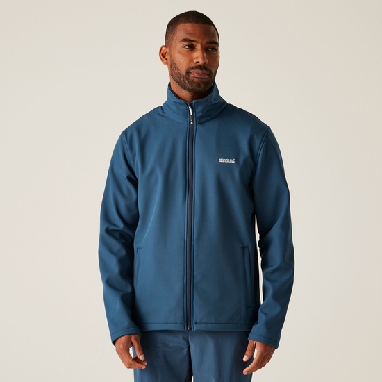 Men's Cera V Softshell Jacket | Moonlight Denim