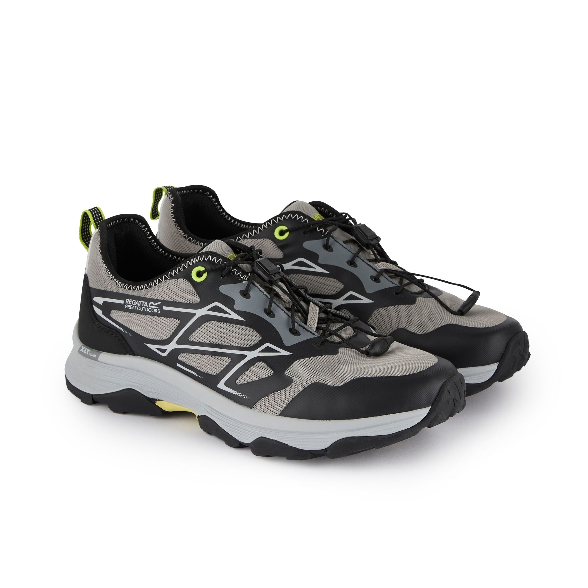 Men's Blaze Trainers | Grey Black Lime?